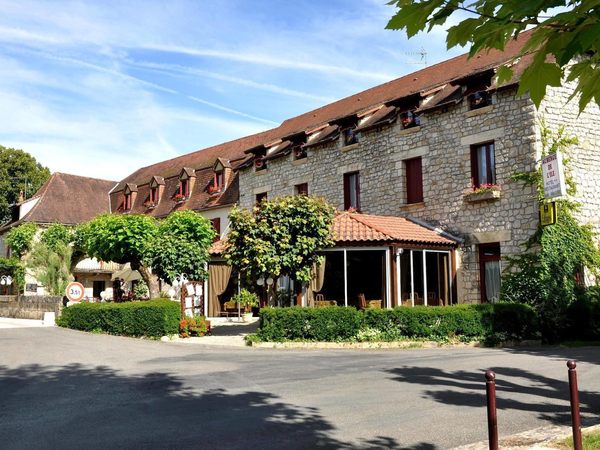 Logis Hotels - Auberge De L'Ile - Hotel 3 Etoiles Et Restaurant Creysse  エクステリア 写真